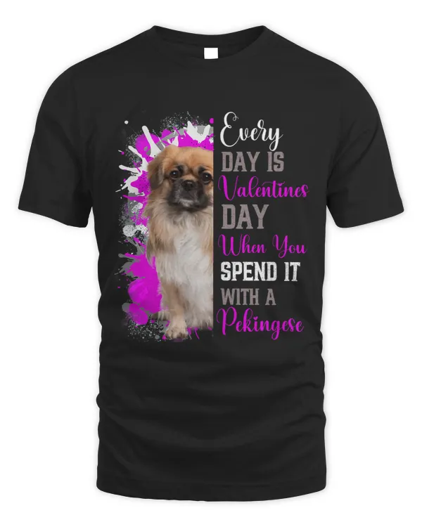 Funny Valentines Day Pekingese Mom Mother Dog Doggie Cute