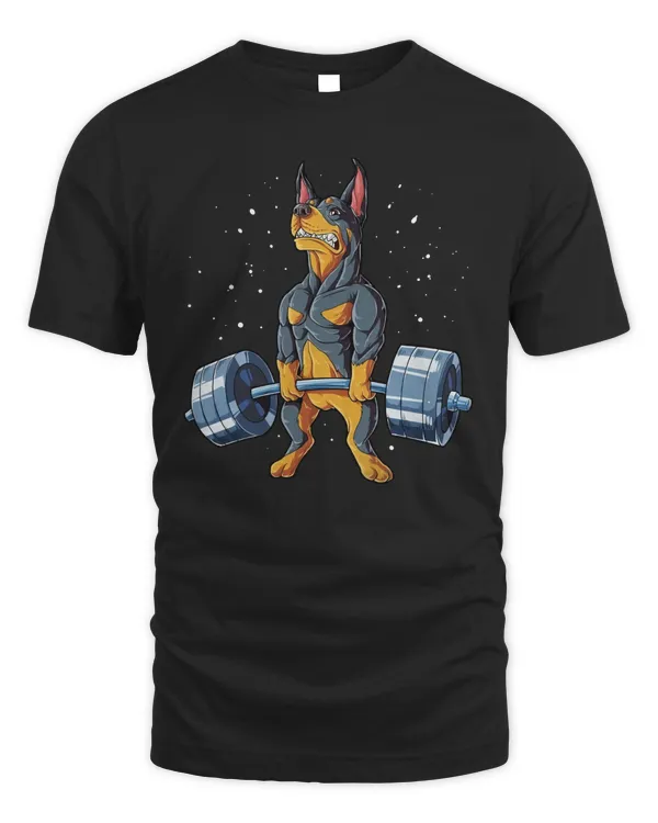 Doberman Weightlifting