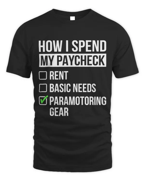 How I Spent My Paycheck Rent Basic Need Paragliding Gear 2