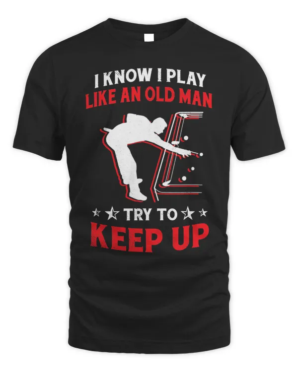 Billiards OLD man try to keep
