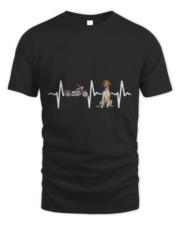 Motorcycle American Foxhound Heartbeat Dog Lover