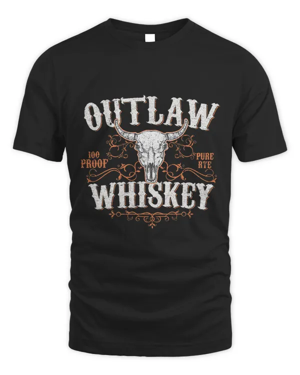 Outlaw Whiskey Country Vintage Graphic