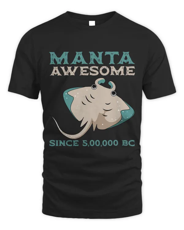 Manta Ray Stingray Fish Ancient 500000 BC History