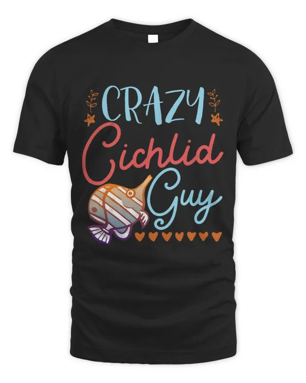 Crazy Cichlid Guy Design For Fish Lovers Aquarist Aquaristic