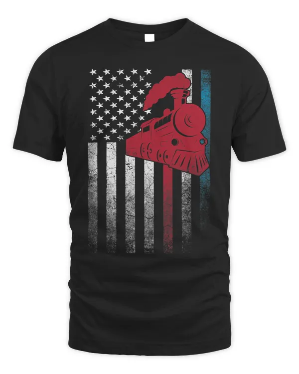 Train Conductor Model 4th of July American Flag USA America
