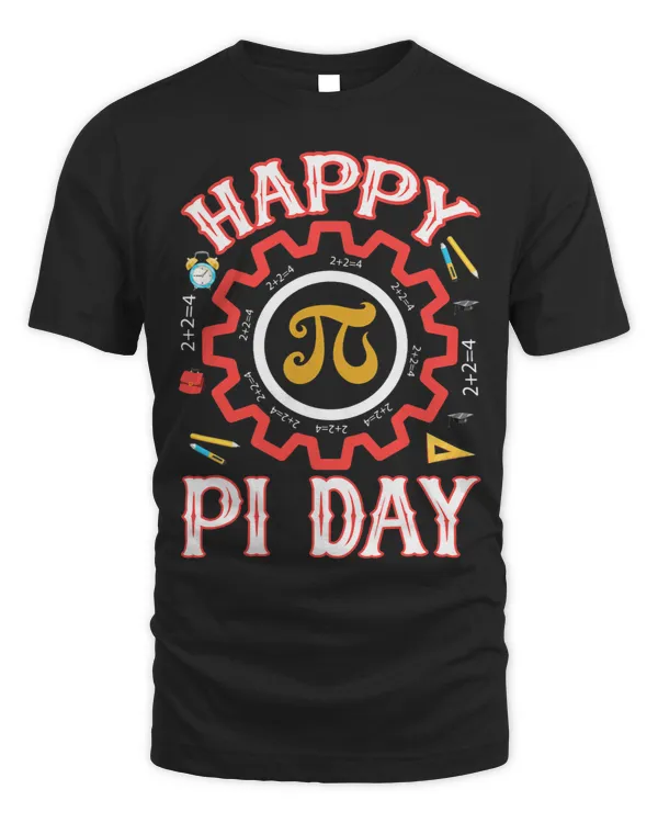 Funny 3.14 Pi Day Math Club Tee Happy Pi Day 3