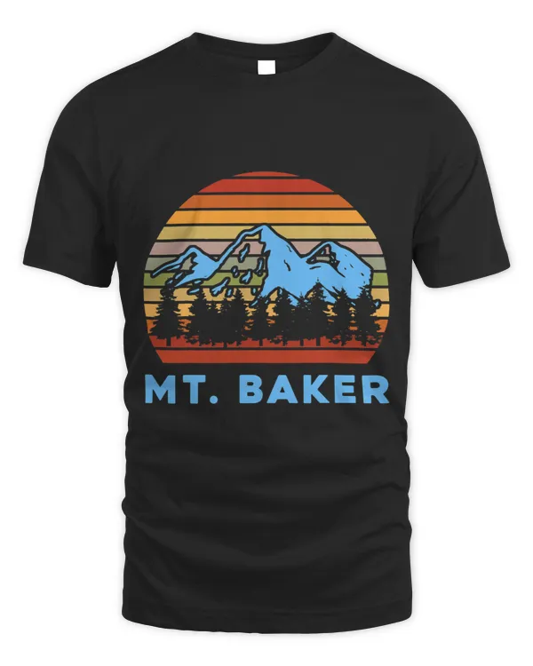 Camping Mt. Baker Souvenir Camper Hiking Nature Lover