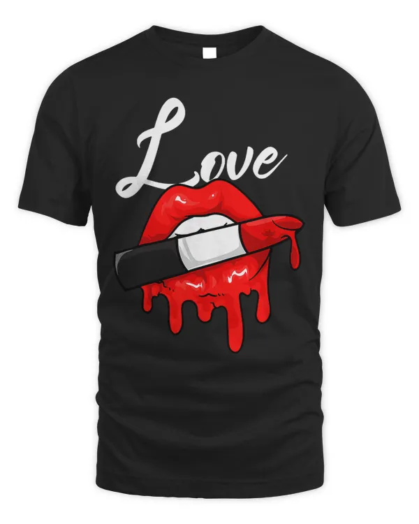 Red Lipstick Lips Love Valentines Day Make Up Valentines
