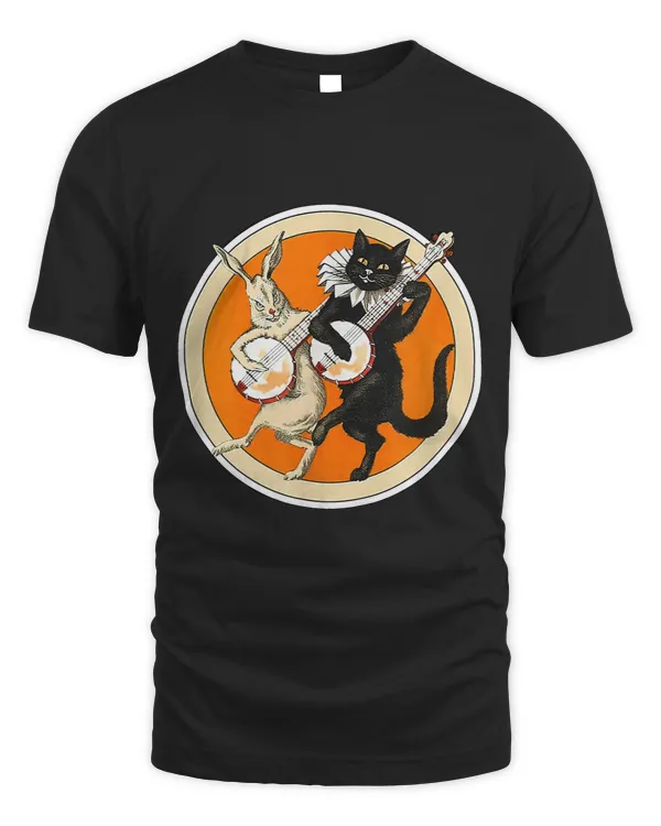 The Black Cat Magazine Halloween Cat Rabbit And Banjo 33