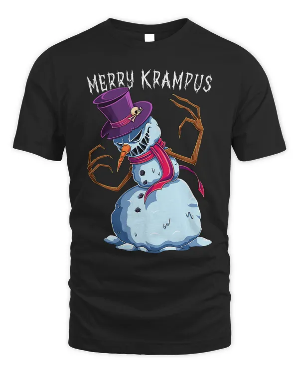 Merry Krampus Snowman Scary Christmas Evil Monster Xmas
