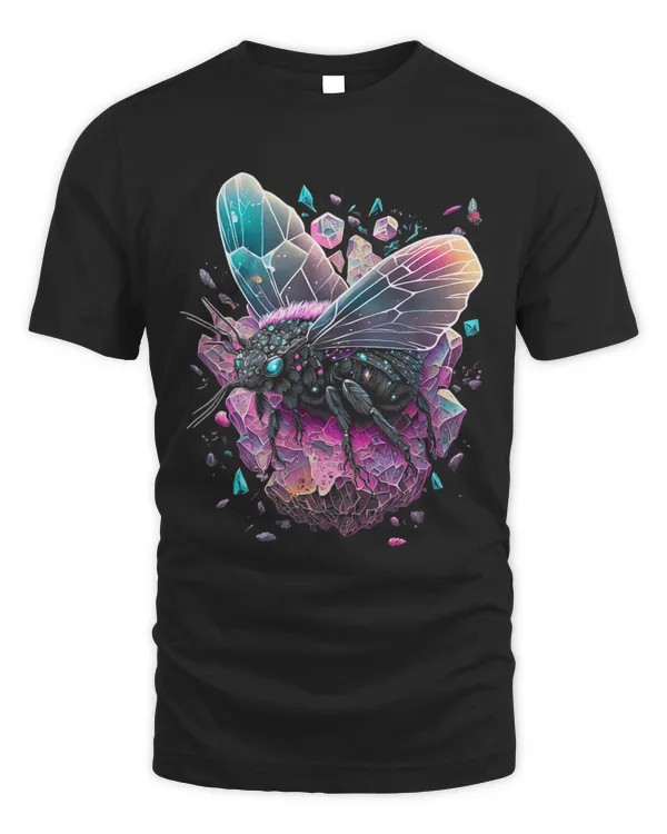 Esoteric Moth Pet Art Crystals Cute Illustration Design 2