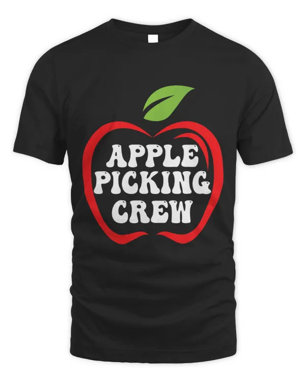 Matching Apple Picking Crew Shirts Men Women Fruits Picker