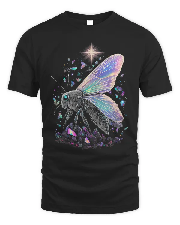 Esoteric Moth Pet Art Crystals Cute Illustration Design 23