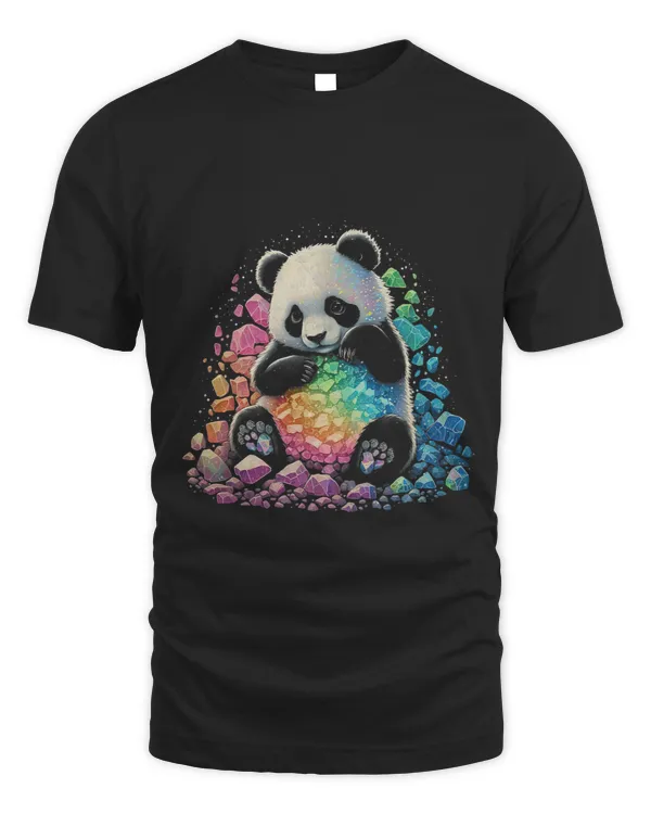 Esoteric Panda Art Crystals Cute Illustration Design 2