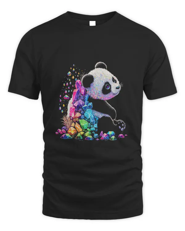 Esoteric Panda Art Crystals Cute Illustration Design 23