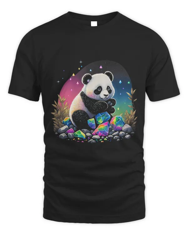 Esoteric Panda Art Crystals Cute Illustration Design 3