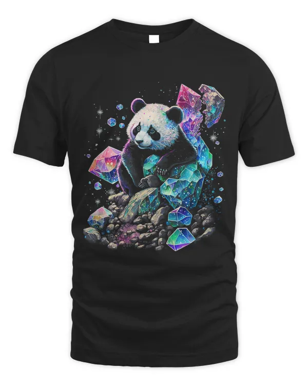 Esoteric Panda Pet Art Crystals Cute Illustration Design 3
