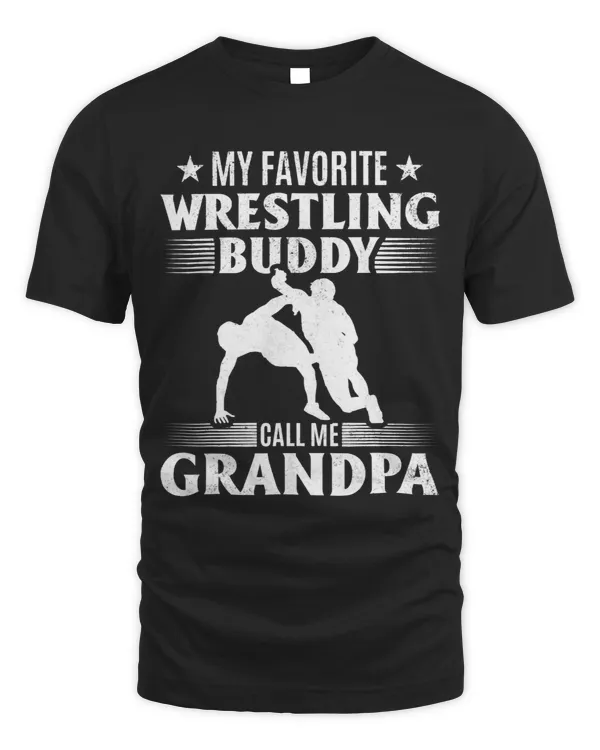 Mens My Favorite Wrestling Buddy call me Grandpa Wrestling