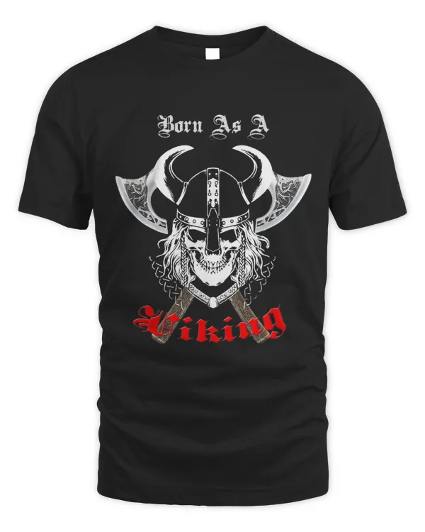 Vikings Skull Born As A Viking
