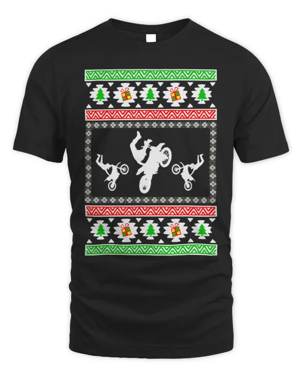 Motorcross ugly christmas gift for mom or dad