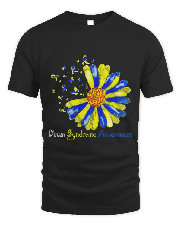 Down Syndrome Awareness Ribbon Sunflower Kindness