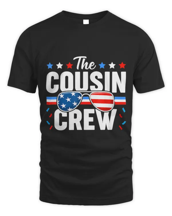 Cousin Crew 4th Of July Patriotic American Family Matching