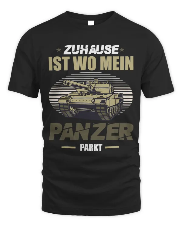 Mens Panzer Soldier Zuhause ist wo mein Panzer parkt