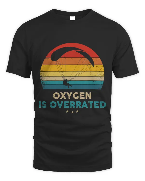 Parasailing Oxygen is Overrated Retro Funny