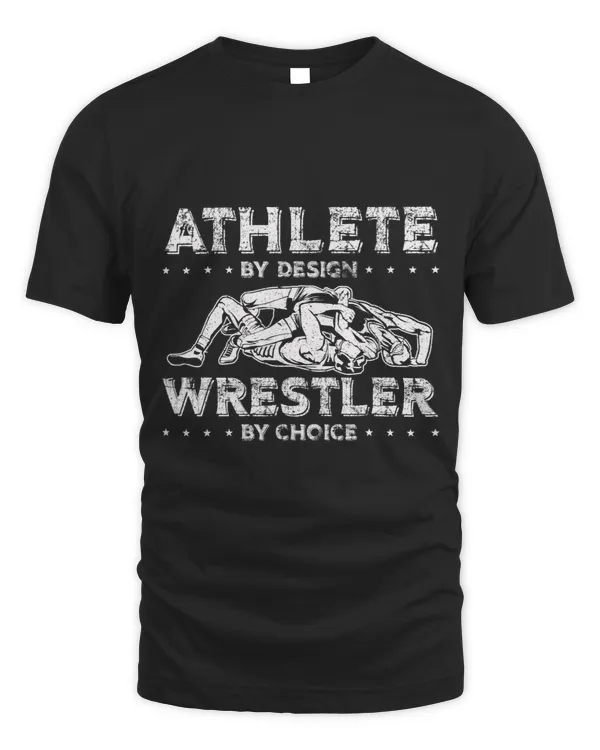 Mens Wrestler by Choice team sport athletic