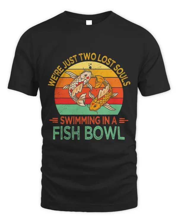 Two Lost Souls In A Fish Bowl Japanease Koi Fish Lover