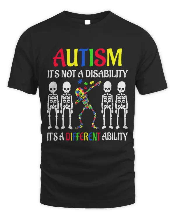 Skull Dance Autism Awareness Its Not A Disability
