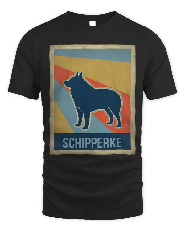 Vintage style schipperke T70