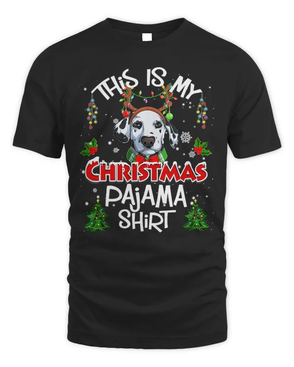 Dalmatian This Is My Christmas Pajama Funny Dalmatian Xmas 481 Dog Lover Dalmatians Dog