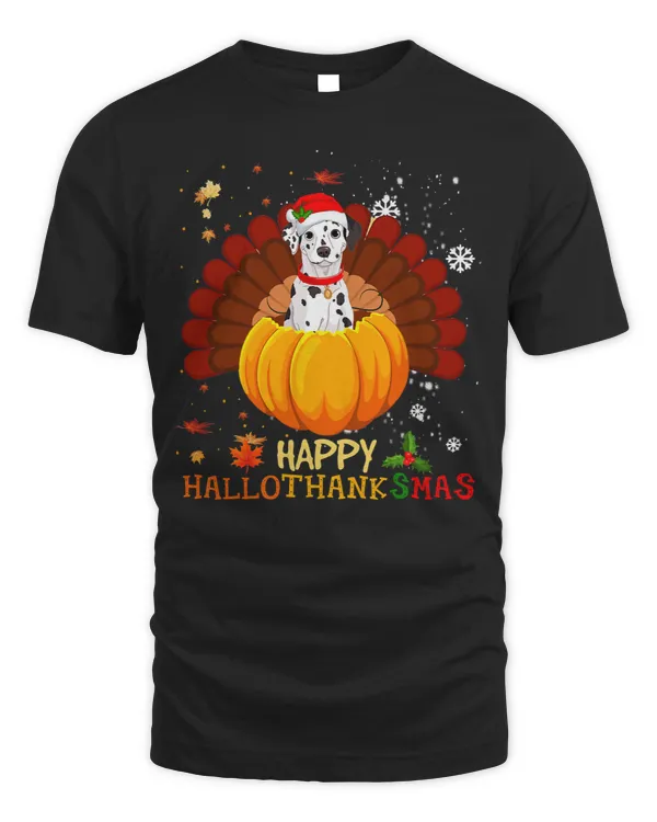 Dalmatian Happy Hallothanksmas Dalmatian Halloween Xmas Dalmatians Dog