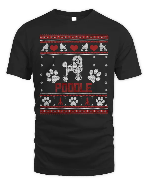 Poodles Christmas Sweater Dog Breed Holiday Ugly Design 99 Poodle dog