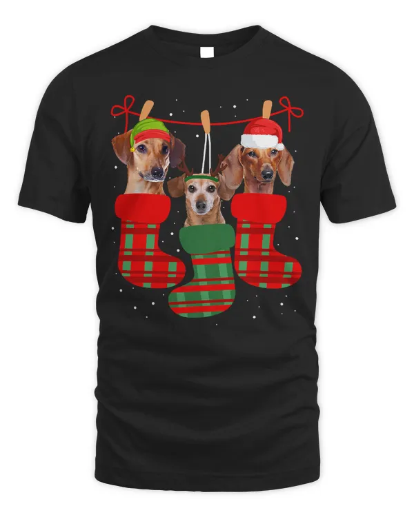 Wiener Dachshund Christmas Socks Funny Xmas Pajama Pet Puppy 118 Dachshund Doxie