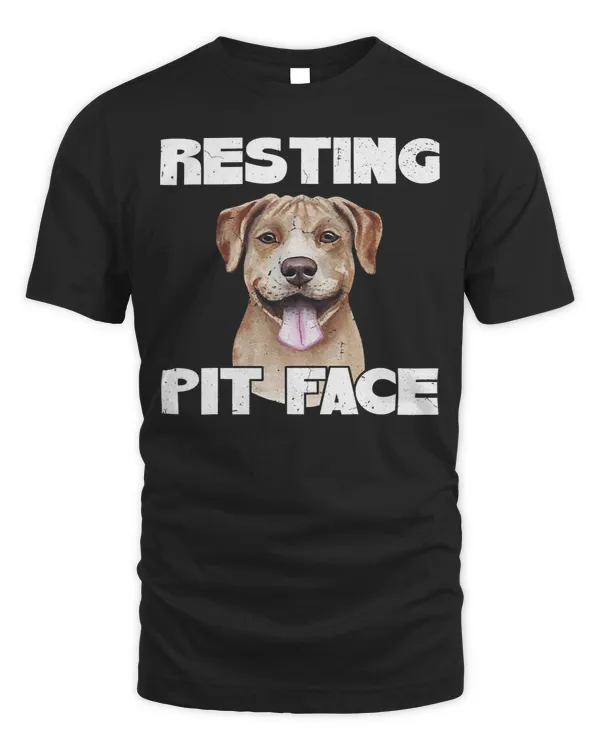 Bully Lover Dog Resting Pit Face Funny Pitbull Dog Breed 257 Pitbull Dog