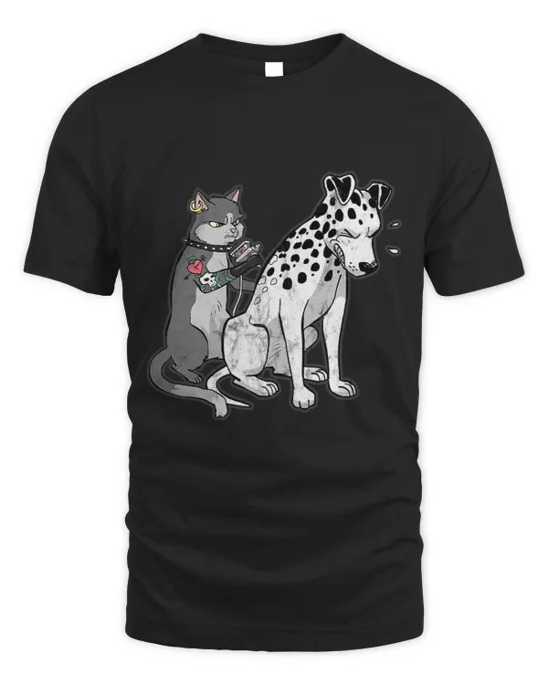 Dalmatian Tattoo Cat Inked Dalmatian Cartoon Funny Graphic Dalmatians Dog