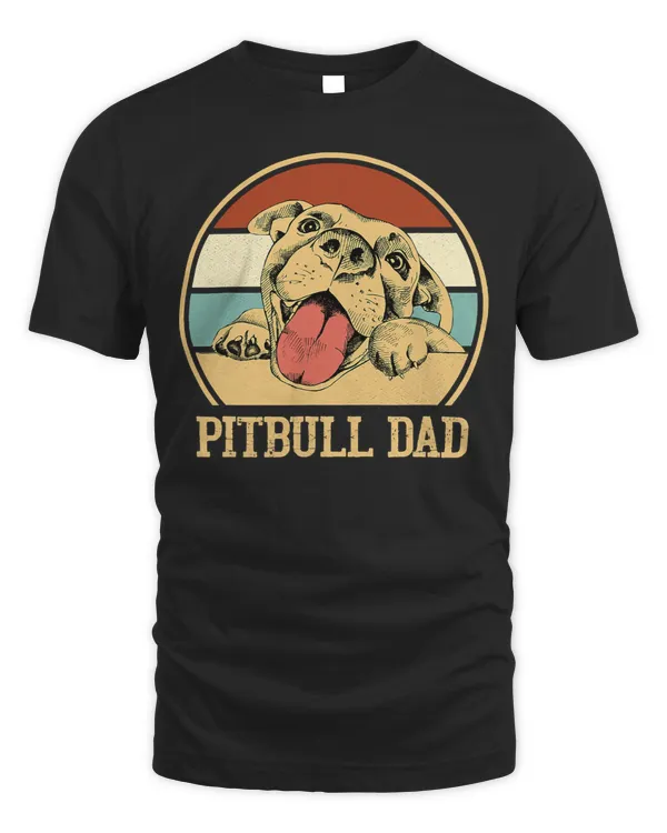Bully Dog Best Pitbull Dad Ever American Flag 4th Of July 116 Pitbull Dog