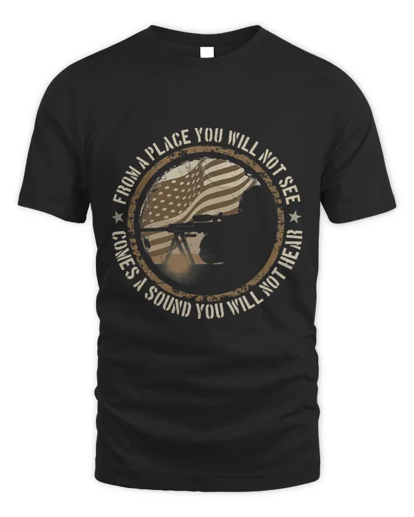 Sniper Military Sharpshooter USA You Will Not See Hear