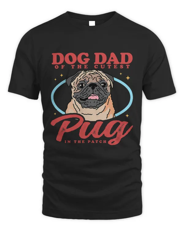 Pug Lover Mens Owner Dog Dad Of The Cutest Pugs Dog