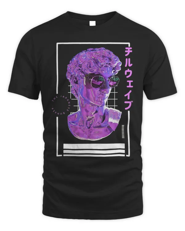 Vaporwave Japanese Aesthetic Liquid Mode Chillwave Statue