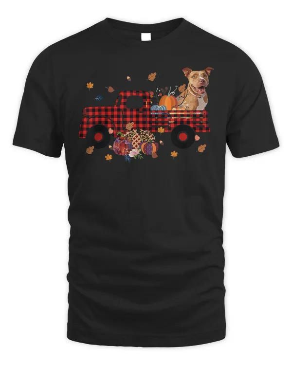 Bully Pumpkin Truck Halloween Thanksgiving Lover 461 Pitbull Dog