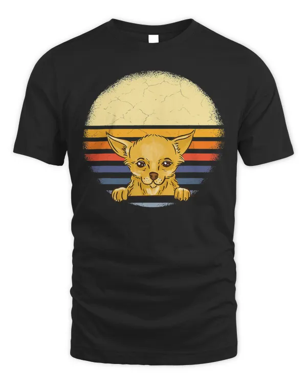 Chihuahuas Puppy Chi Dog Owner Chihuahua Lover Retro Sunset Chihuahua Dog