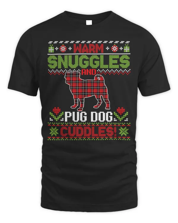 Pug Lover Warm Snuggles And Cuddles Merry Christmas Mom Dad 90 Pugs Dog