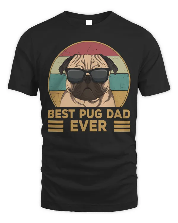 Pug Lover Best Pug Dad Ever Funny Men and Boys 121 Pugs Dog