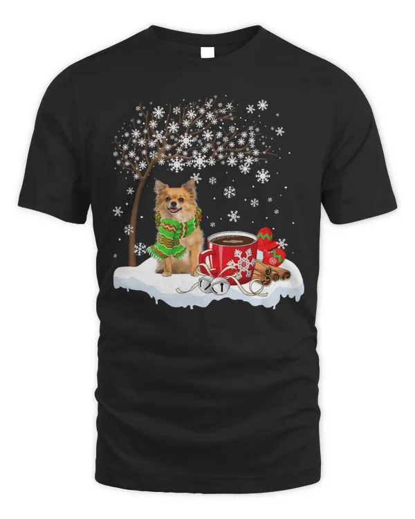 Chihuahuas Under Snow Tree Nice Dog Christmas pajama 16 Chihuahua Dog