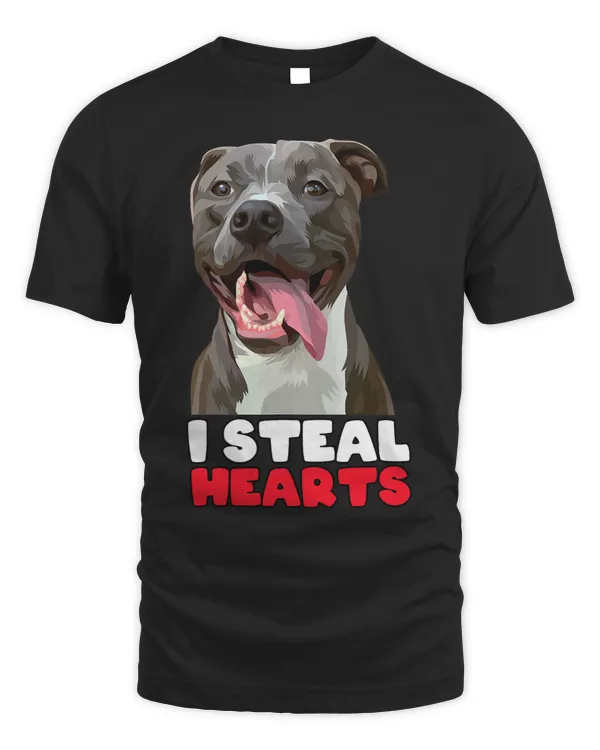 Bully I Steal Hearts Valentines Pitbull Lovers 67 Pitbull Dog