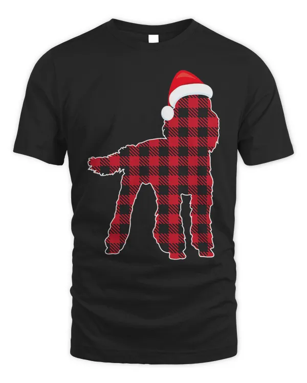 Poodles Red And Black Christmas Buffalo Plaid Poodle Dog 3 Poodle dog