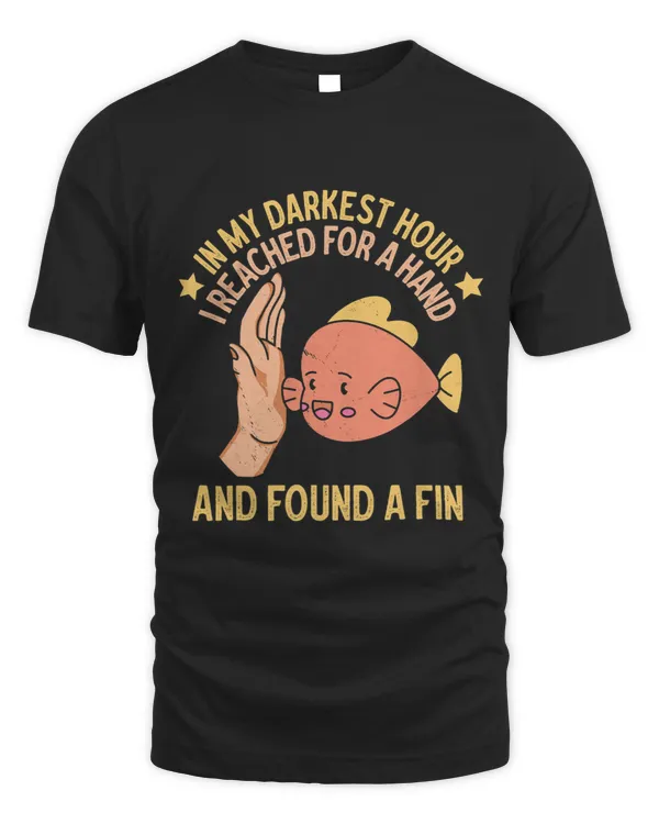 Vintage Witty Saying Lifestyle Found A Fin Fish Animal Lover